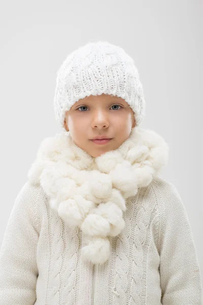 Winter Little Girl — Stock Photo, Image