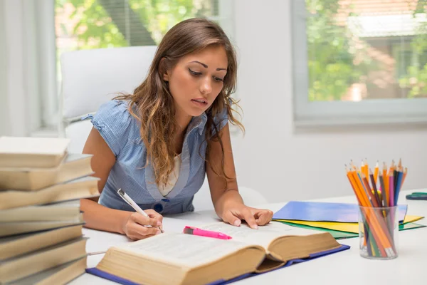 Student Girl Learning — Stock Photo, Image