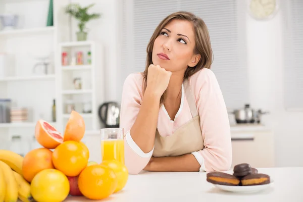 Dieta o no — Foto de Stock