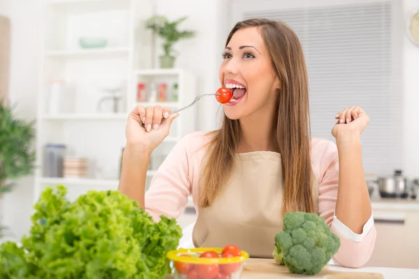 Girl on Dieting — Stock Photo, Image