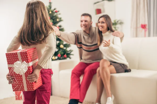 Surprise For Parents — Stock Photo, Image