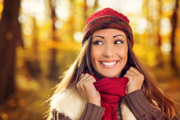 Beautiful Autumn Portrait — Stock Photo, Image