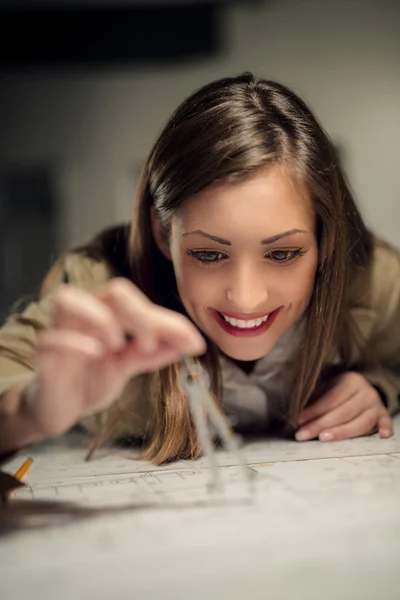 Young Female Architect — Stock Photo, Image