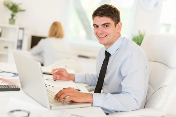 Businessman In Office — Stock Photo, Image