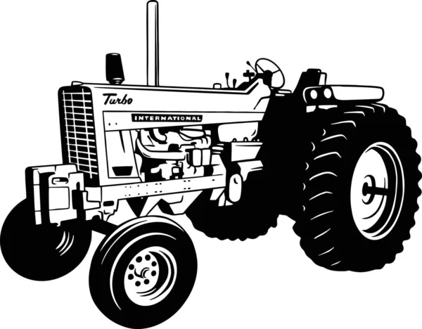 Traktör - Tarım traktörü, tarım aracı - tarım aracı şablonu