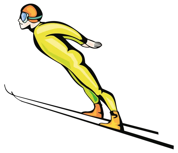 Skoki narciarskie, skoki - Wektory stockowe skoki narciarskie gra, obrazy i ilustracje | Depositphotos