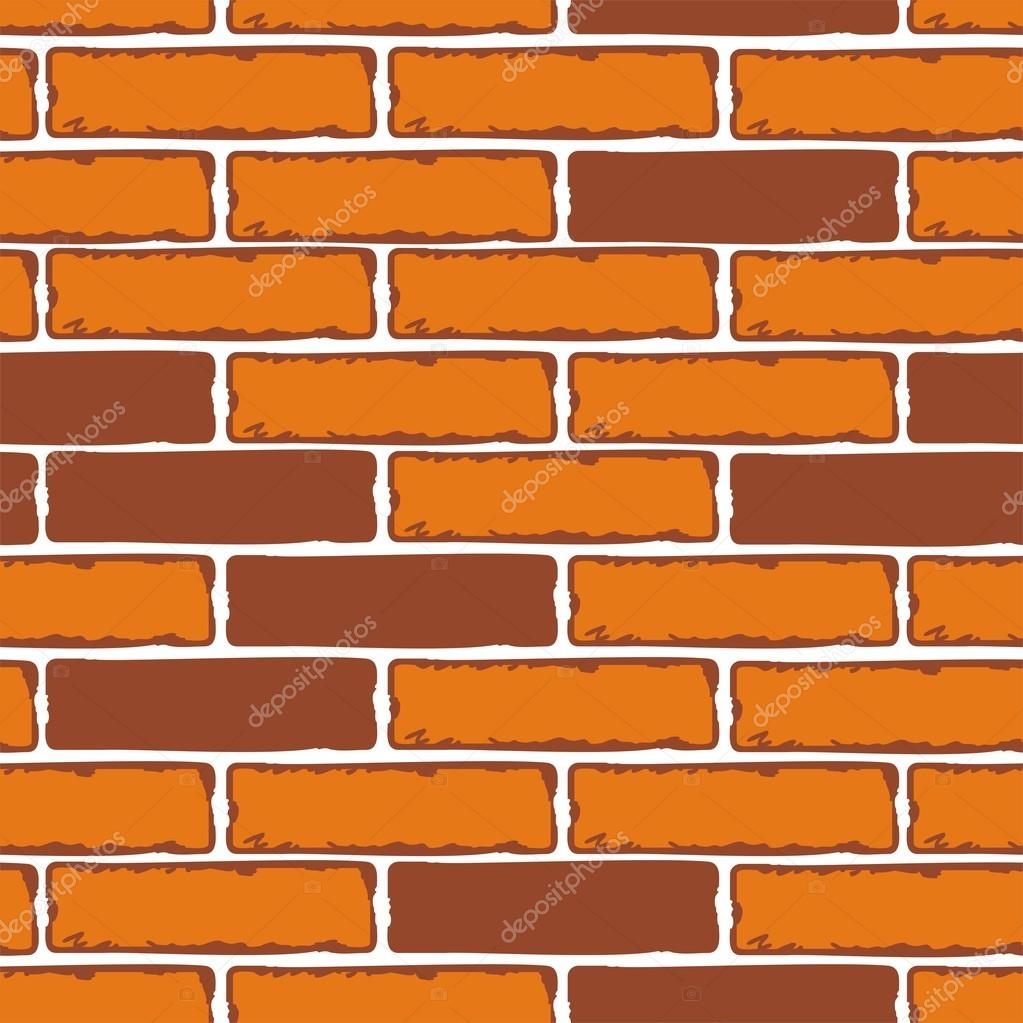 Seamless Patterns of Brick Walls. Vector stock illustration Stock Vector Image by ©Digital