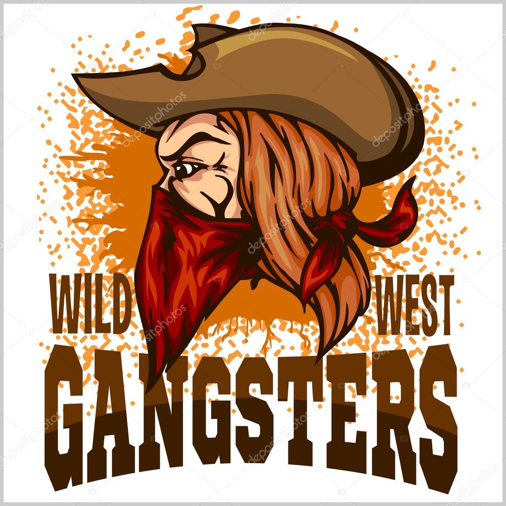 Gangster in retro scratch background Stock Vector Image by ©Digital-Clipart  #65730443