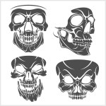 Cartoon Skull Collection Stock Vector Image by ©fizzgig #10262784