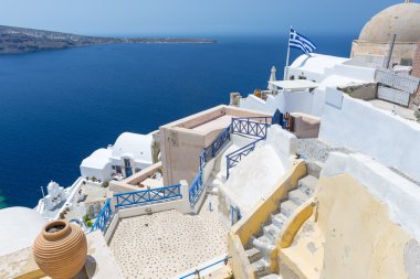 profil oia, santorini, Yunanistan