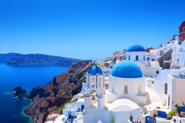 Santorini'de oia Köyü