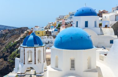 Santorini'de oia Köyü