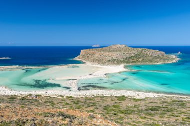 Gramvousa Adası ve balos lagoon