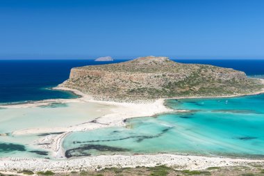 Gramvousa Adası ve balos lagoon