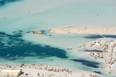balos gölünde crete, Yunanistan
