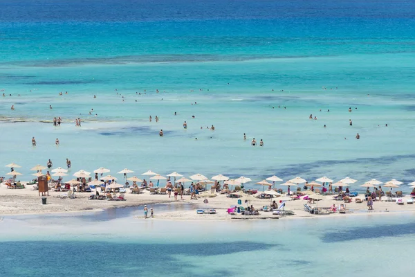 Gramvousa island і Балос лагун — стокове фото