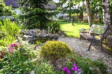 zaman bahçesinde rahatlayın