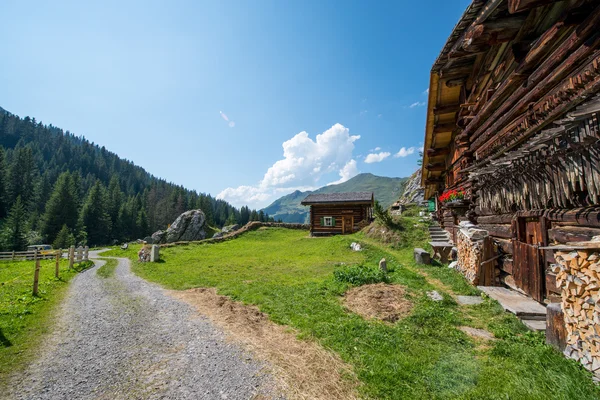 Typowy szwajcarski domek — Zdjęcie stockowe