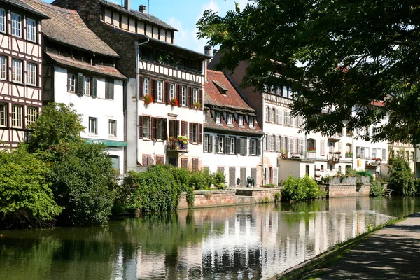 Pettite Frankrijk Old Town in Straatsburg Frankrijk, Alsace. — Stockfoto