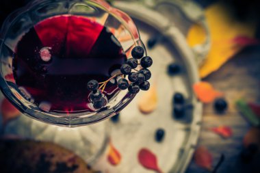 cam tentür chokeberry sonbahar vintage şekillendirme