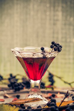 cam tentür chokeberry sonbahar vintage şekillendirme