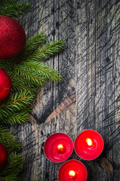 クリスマス ツリーの木クリスマスをキャンドルします。 — ストック写真