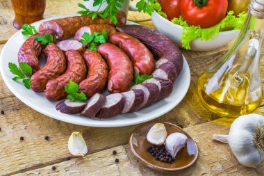 Country tablonun plaka sosis baharat