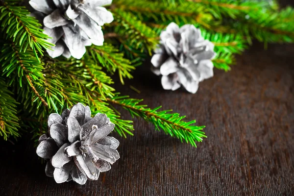 Albero di Natale pino abete rosso — Foto Stock