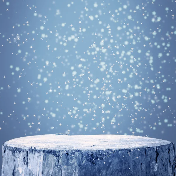 Winter background Graphics winter snow frost projectsspace text — Stock Photo, Image