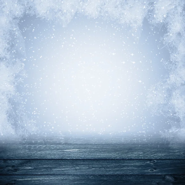 Winter background Graphics winter snow frost projectsspace text — Stock Photo, Image
