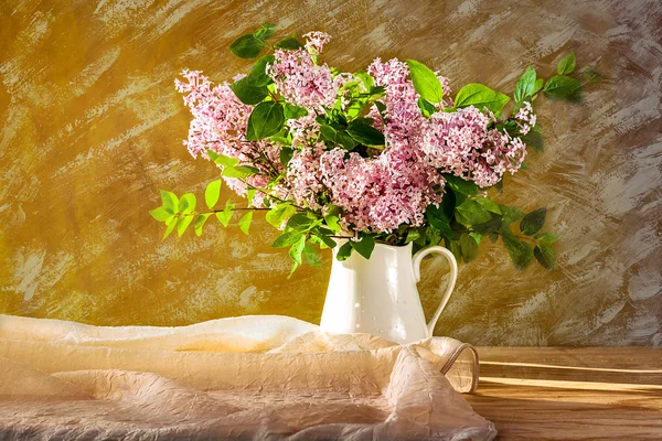 Still Life bouquet lilacs flowers bloom — Stock Photo, Image