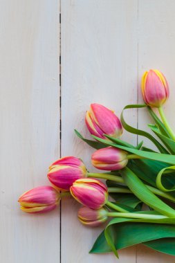 Sanat soyut arka plan bahar Lale ahşap tasarım