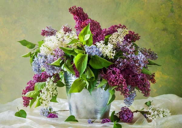 Bouquet Nature morte lilas — Photo