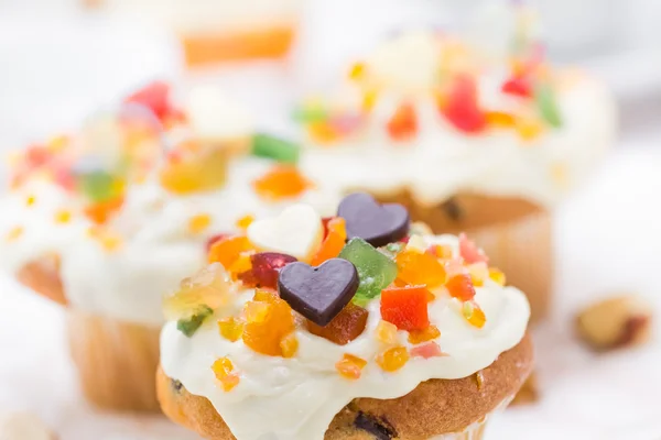 Sevgililer tatlı madness tatlı kek krem — Stok fotoğraf