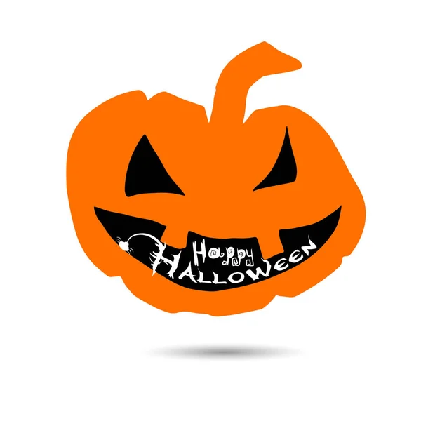 Feliz Halloween. Calabaza. Ilustración vectorial — Vector de stock