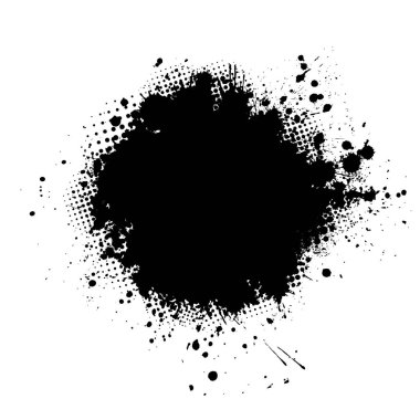 Fırça darbesi beyaz arkaplanda izole edildi. Siyah boya fırçası. Grunge dokusu çizgisi. Sanat mürekkebi kirli tasarım. Sanatsal şekil için sınır, boya fırçası elementi. Fırça darbesi grafik vektör illüstrasyonu