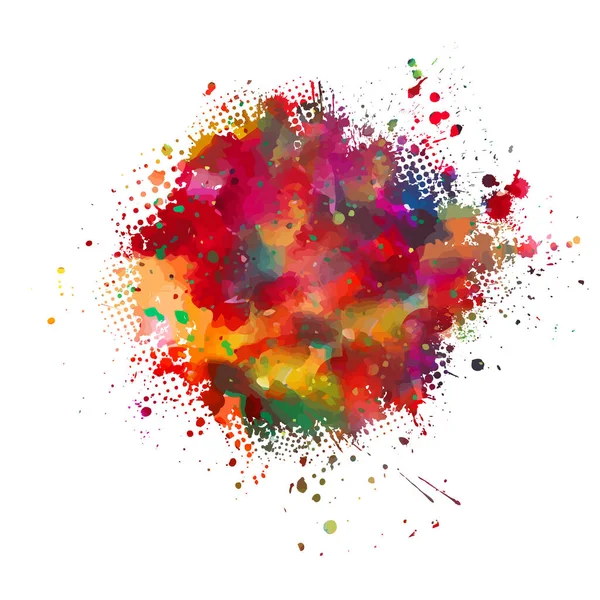 Multi Χρώμα Κηλίδες Φόντο Εικονογράφηση Διανύσματος — Διανυσματικό Αρχείο