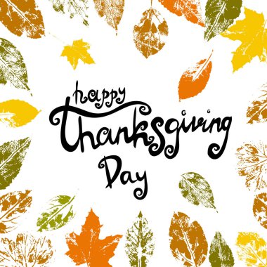 Şükran Günü mektupların kutlu olsun. Vektör arkaplanı. EPS 10