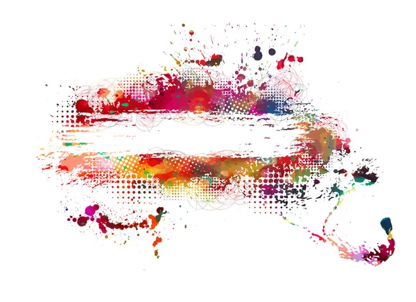Multi Χρώμα Κηλίδες Φόντο Εικονογράφηση Διανύσματος — Διανυσματικό Αρχείο
