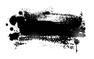 Grunge afişi siyah arkaplan