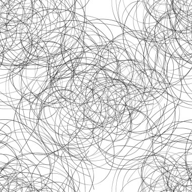 El çizimi daireler. Çizgi kalem karalaması. Kusursuz bir geçmişi var. Vektör illüstrasyonu