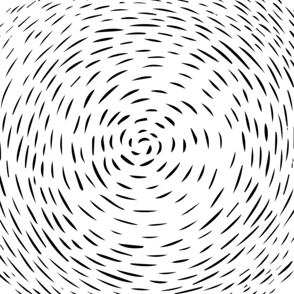 Círculos concéntricos líneas de eclosión fondo abstracto. Hinchando en círculo. Ilustración vectorial — Archivo Imágenes Vectoriales