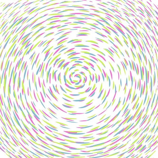 Soustředné kruhy líhnou čáry abstraktního pozadí. Vylíhnou se v kruhu. Vektorová ilustrace — Stockový vektor