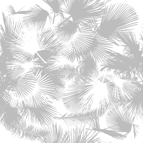 Sömlös bakgrund palmblad. vektor illustration — Stock vektor