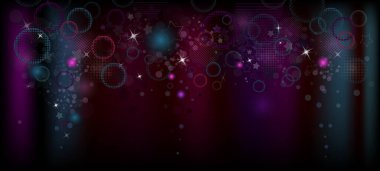 Parlak, mavi, yatay arka plan. Vektör illüstrasyonu