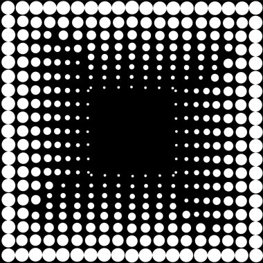 soyut siyah-beyaz daireler