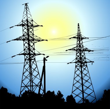 Elektrik iletim kulesi