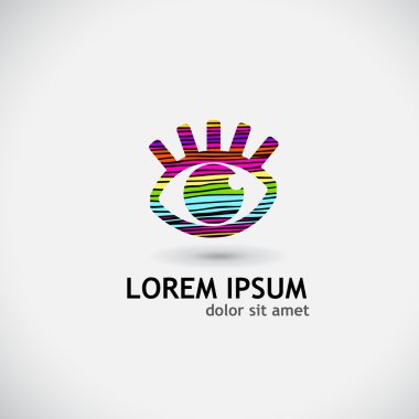Kirpik göz logolu