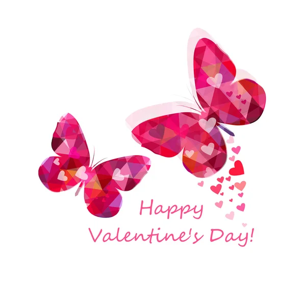 Happy Valentines day card — Stock Vector