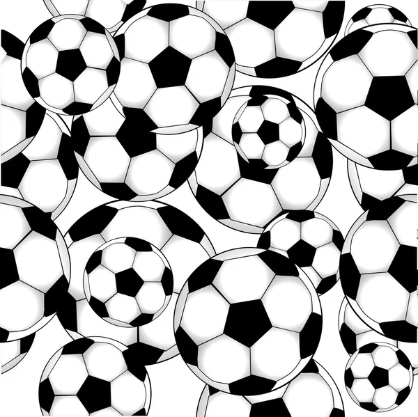 サッカー ボール パターン — ストックベクタ